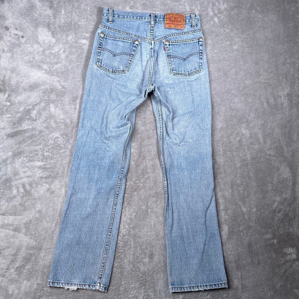 Vintage Levis Jeans Mens 30x30 (Fits 28x29) 501 Straight 90s Made in USA